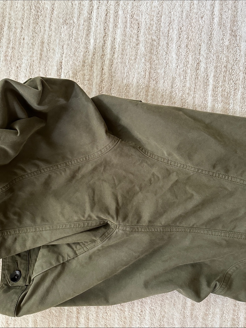 EUC Arc'teryx Cronin Cotton Pant Size Heavy Duty Climbing Utility Green 34” x32” - Picture 11 of 16
